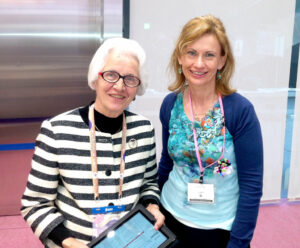 Prof. Lea Hyvärinen with Dr. Papp at the WOC 2014 Congress in Tokyo 